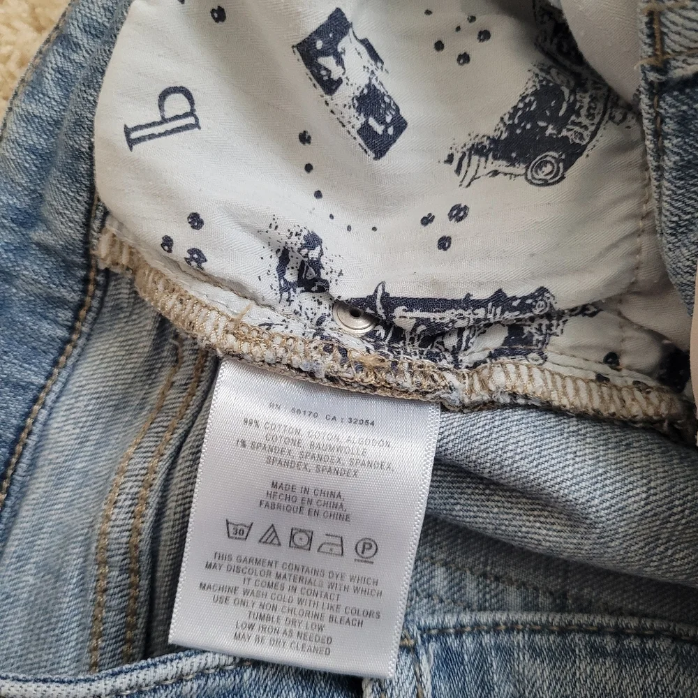 Pilcro and the Letterpress Lightwash Blue Denim Shorts